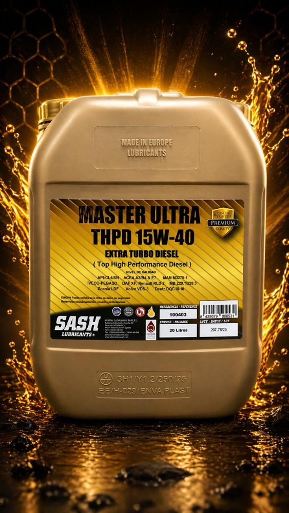 MASTER ULTRA THPD 15W-40 GARRAFA SASH