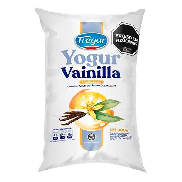 TREGAR YOGURT BEBIBLE VAINILLA 1L