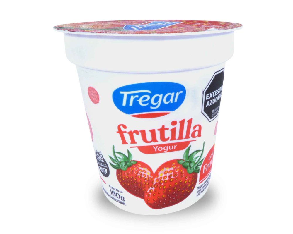 TREGAR YOGUR FRUTAS ENT FRUTILLA 160GR