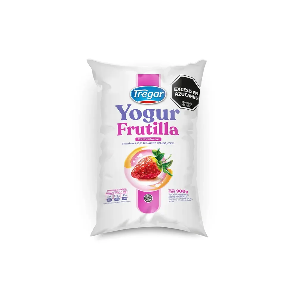 TREGAR YOGURT BEBIBLE FRUTILLA 1L