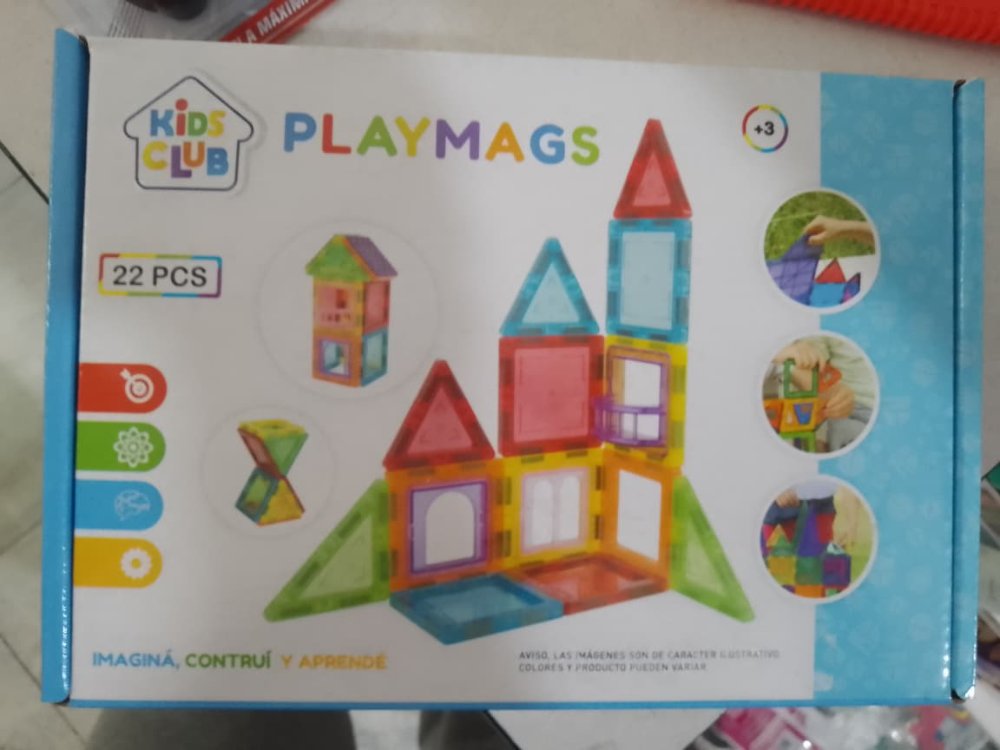 JUEGO DE BLOQUES MAGNETICOS X 22 PIEZAS