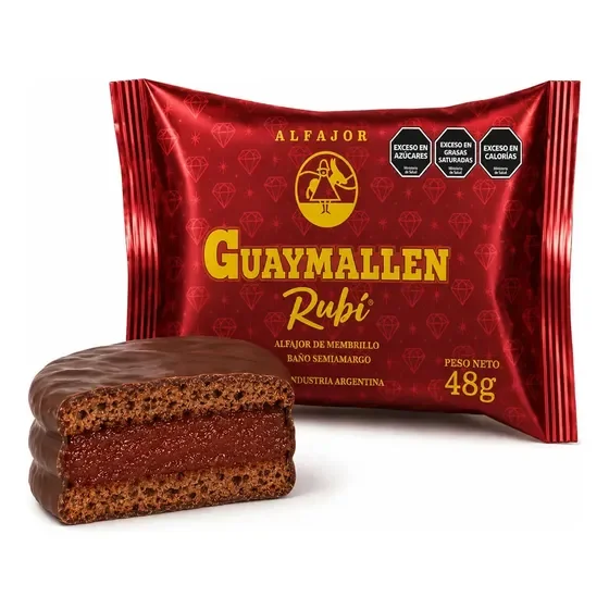 GUAYMALLEN ALFAJOR RUBI X5OGR