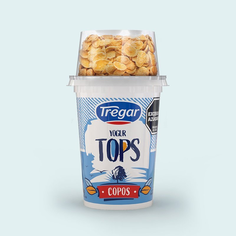 TREGAR YOGURT ENTERO C/COPOS 164GR