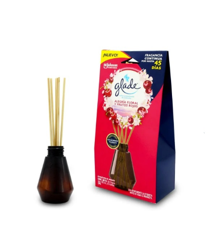 AMBIENTADOR GLADE VARITA FRUTOS ROJOS 100CC
