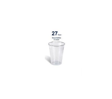 VASOS DESECHABLES  V27 / 2Oz /60cc x100