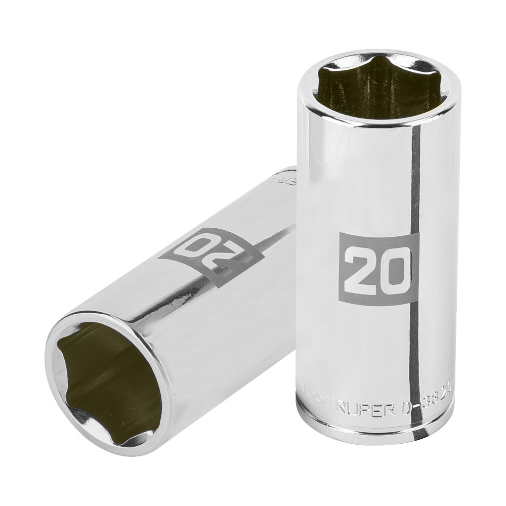 Dado largo 20mm Cuadro 3/8" 100995 Truper