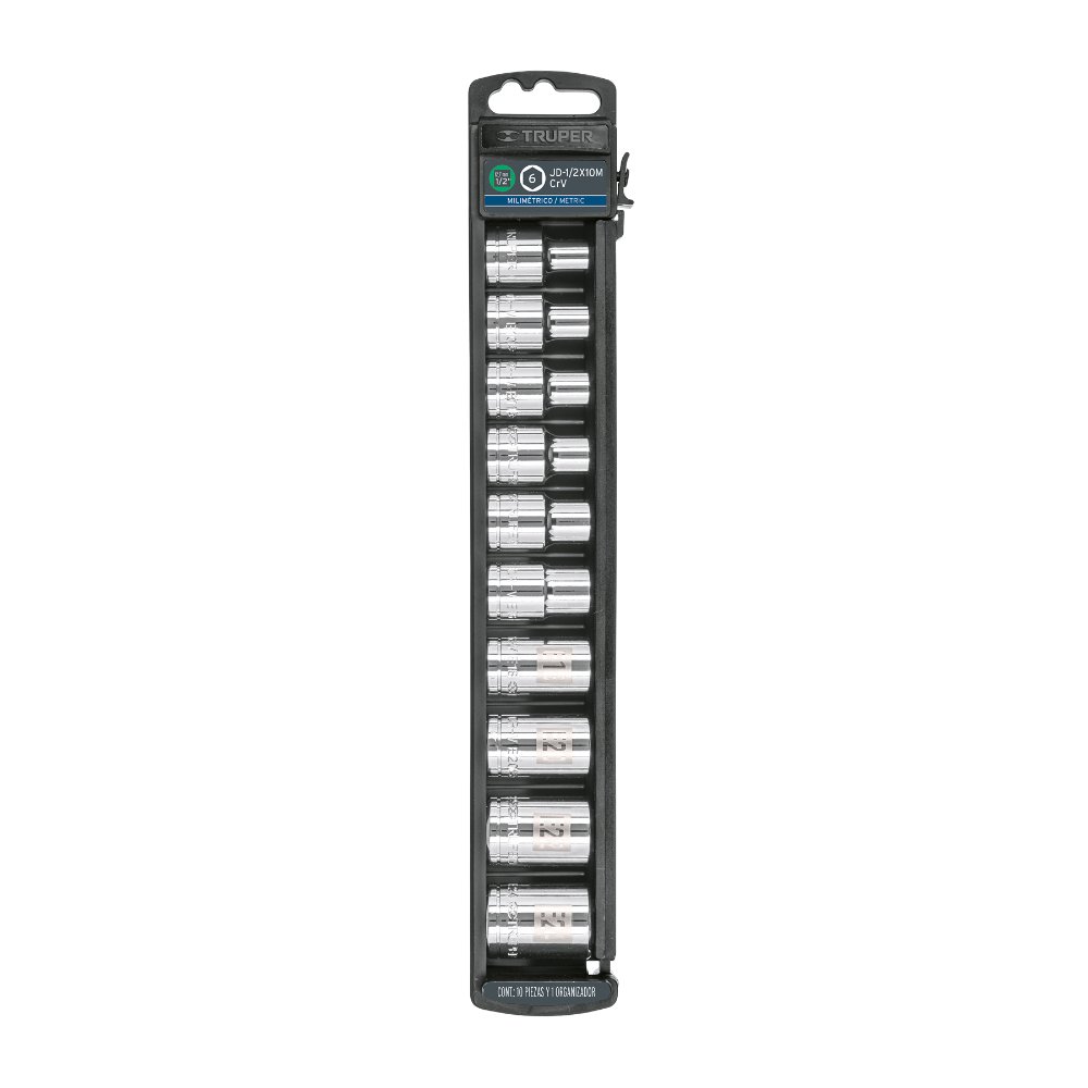 Juego 10 Dados Torx Cuadro 1/2" 10026 Truper