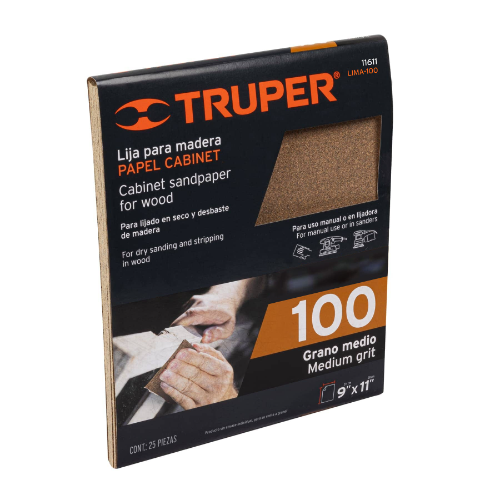 Lija 100 Madera 11611 Truper