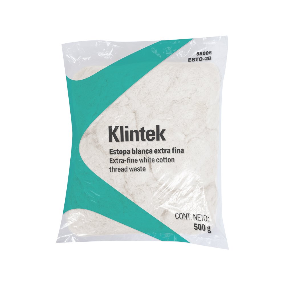 Bolsa Estopa 500gr Blanca 58006 Klintek