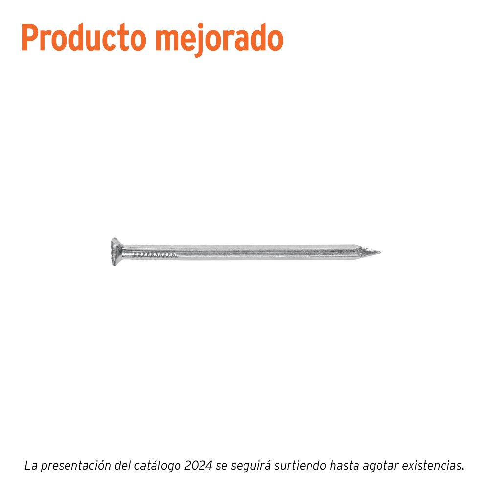 Clavo 2-1/2" Concreto Galvanizado 1K 44124 Fiero