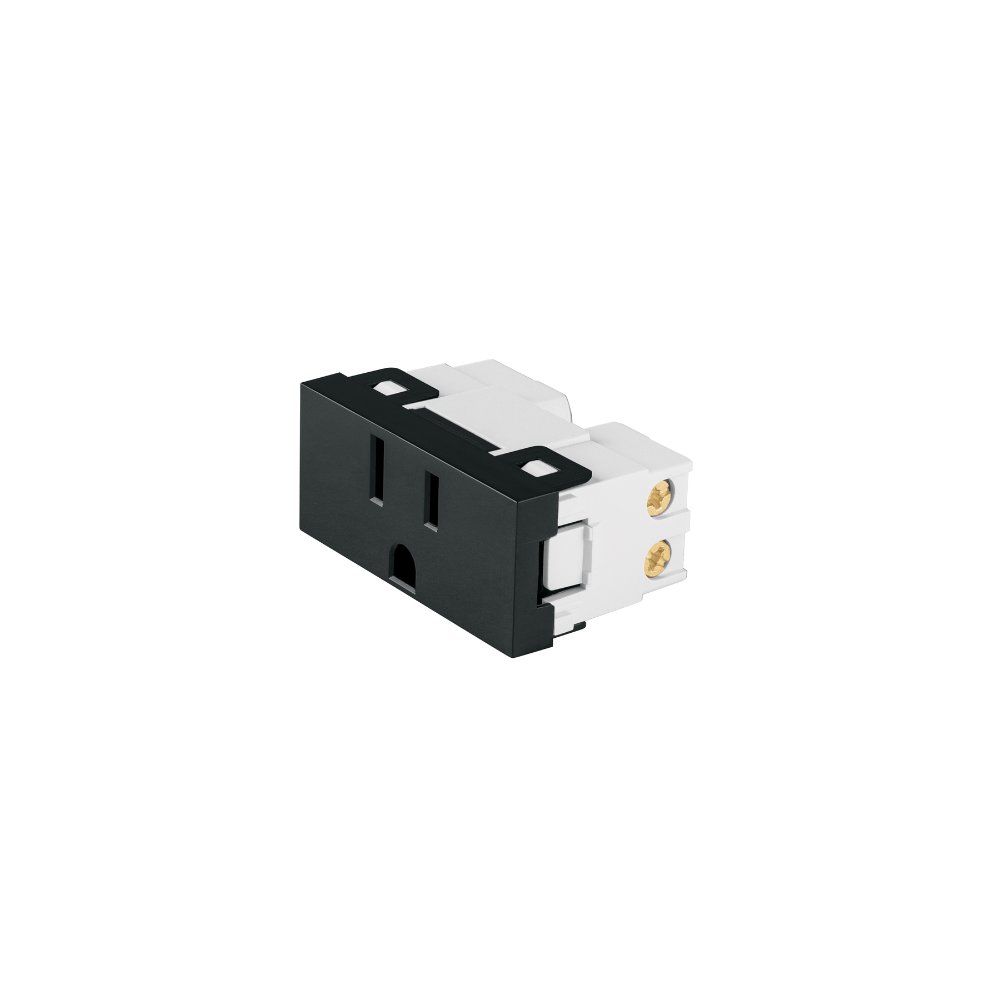 Contacto Aterrizado Negro Lisboa 1 modulo 47880 Volteck