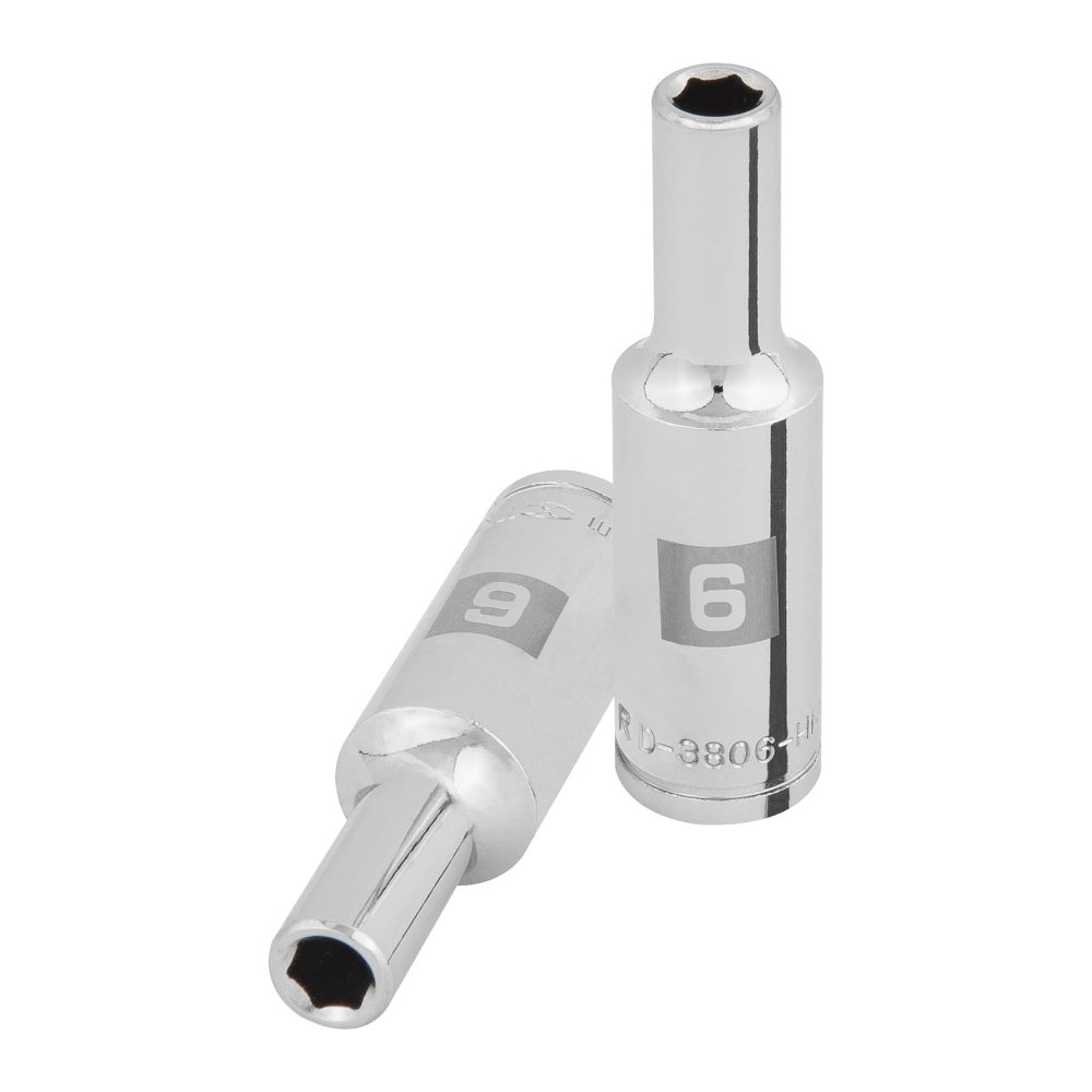 Dado largo 6mm Cuadro 3/8" 100991 Truper