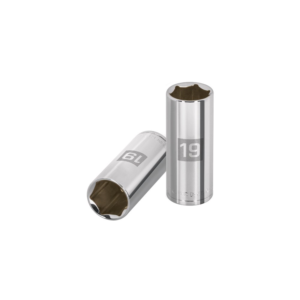 Dado largo 19mm Cuadro 3/8" 13779 Truper