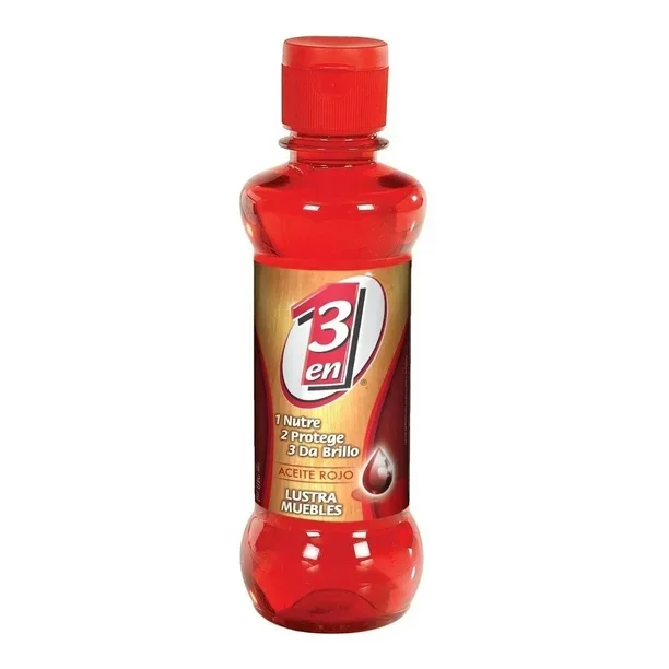 Aceite Rojo Para Muebles 240ml 3 en 1