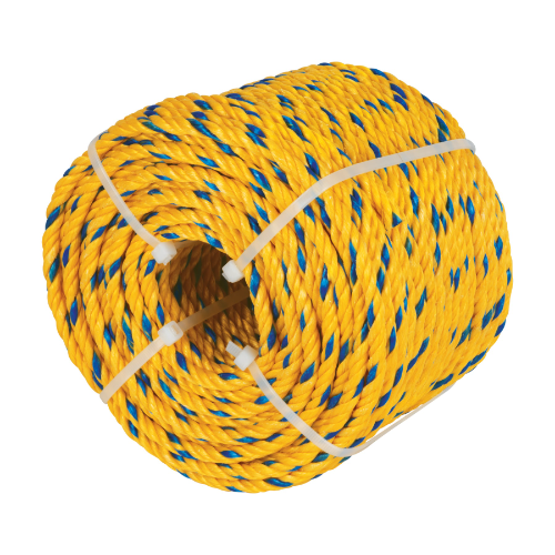 Cuerda 4mm Amarilla Polipropileno Rollo 1kg 40183 Fiero