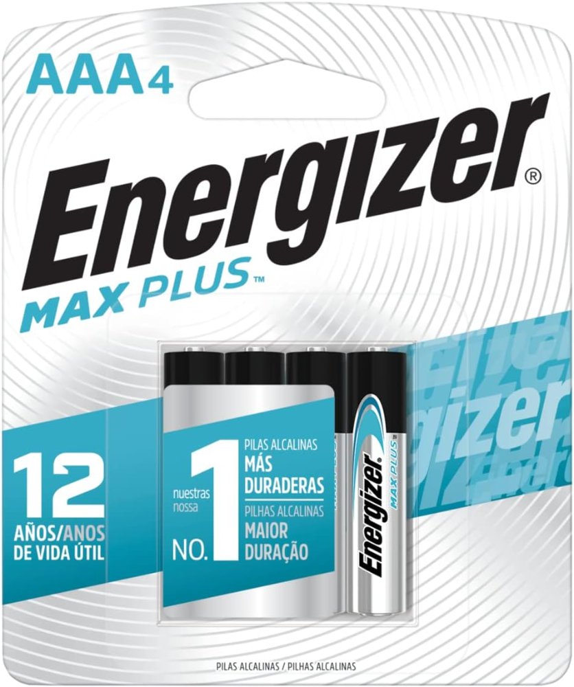 Energizer Pilas Alcalinas Tipo AAA MAX Plus