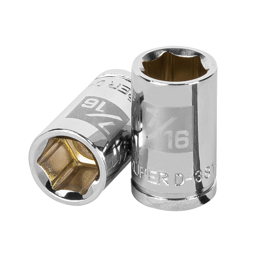 Dado 7/16" 6 Puntas Cuadro 3/8" 13608 Truper