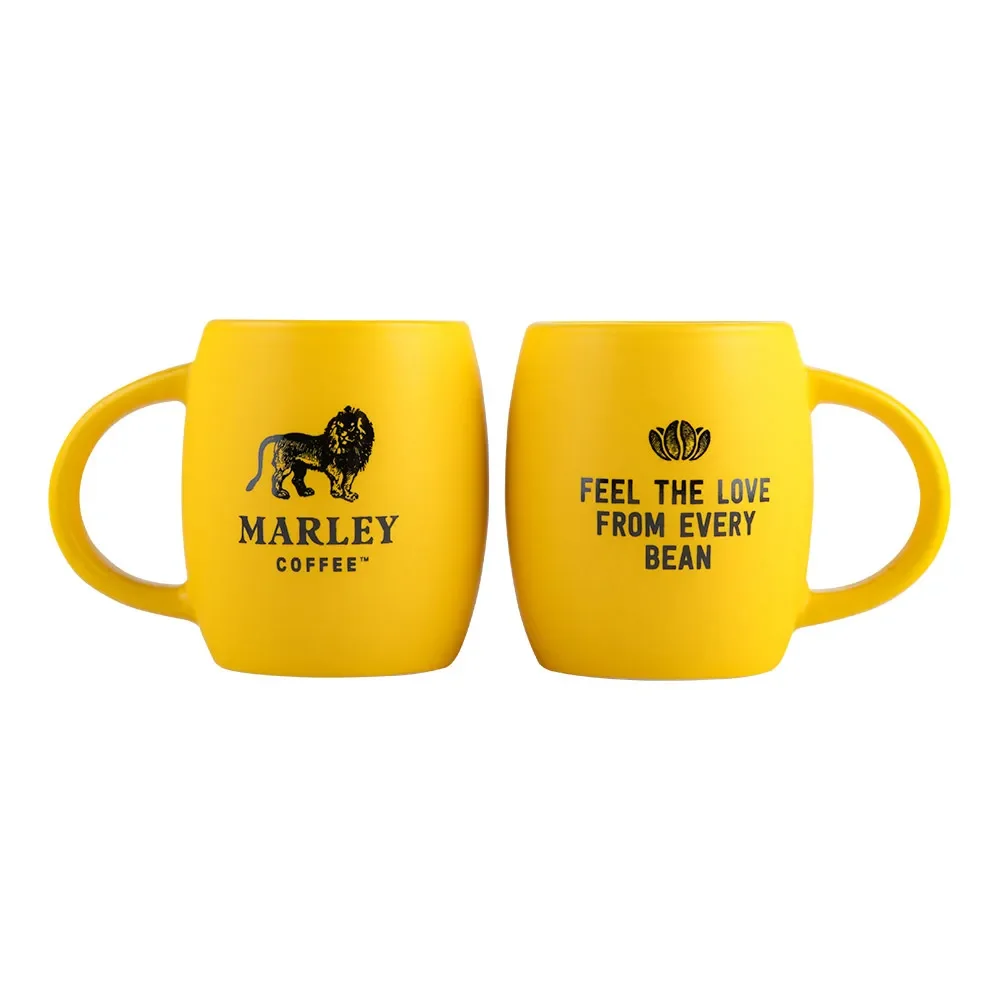 Set 2 Mini Marley Mugs Espresso Amarillo