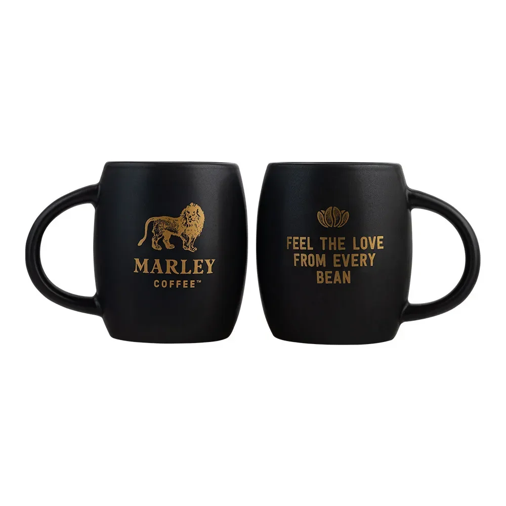 Set 2 Mini Marley Mugs Espresso Negro