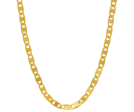 Colar ouro 416/18K piastrine