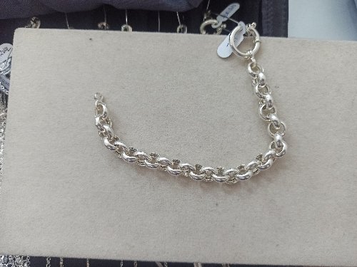 PULSEIRA PRATA ELO PORTUGUES DIVERSAS