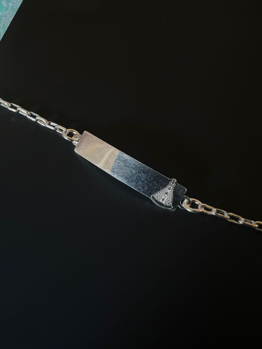 PULSEIRA PRATA INFANTIL CHAPINHA DIVERSOS
