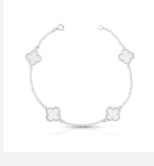 PULSEIRA PRATA TREVOS