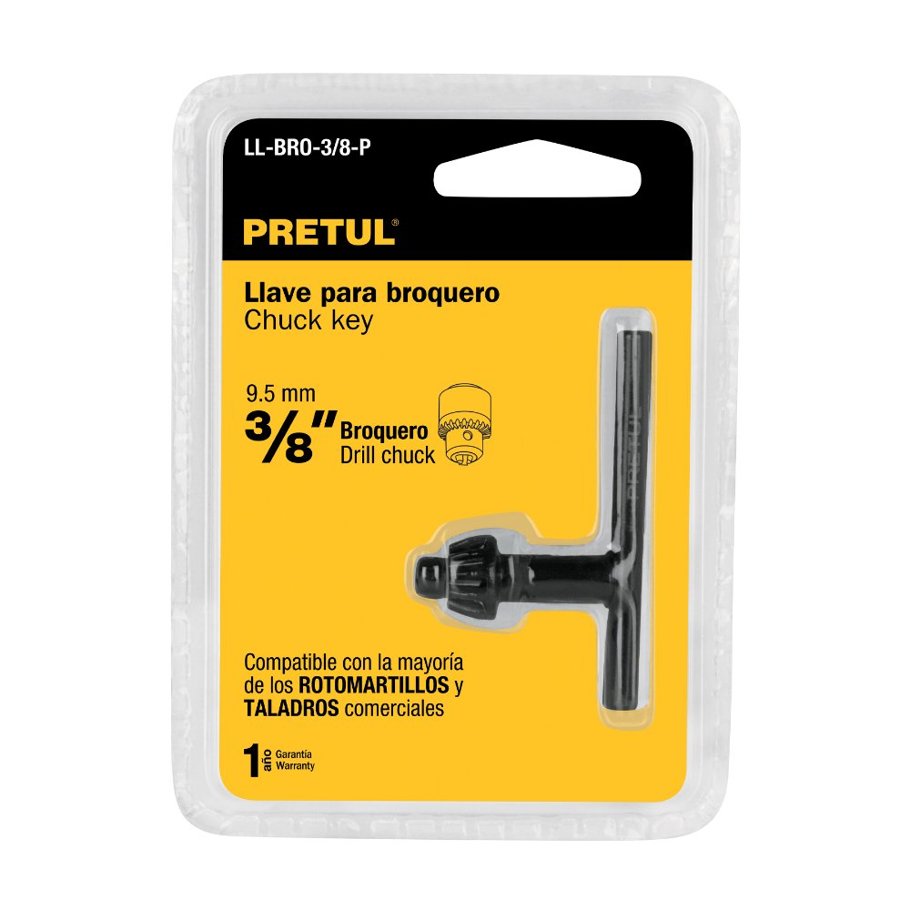 3/8" LLAVE BROQUERO PRETUL