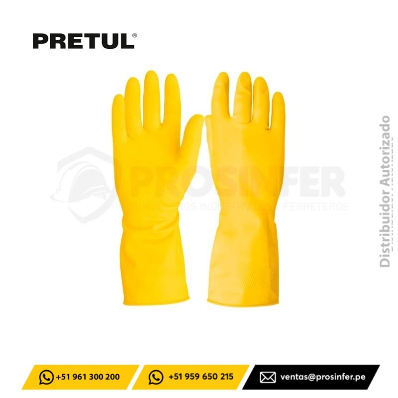 GUANTE CHICO LATEX PARA LIMPIEZA PRETUL