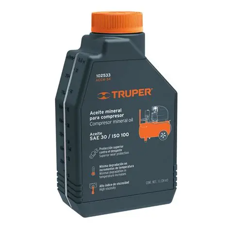 ACEITE MINERAL COMPRESOR 1L TRUPER