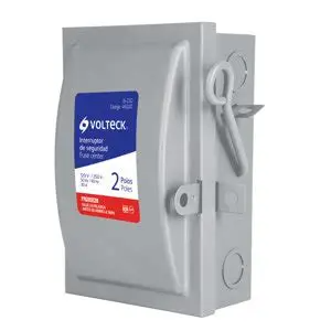 INTERRUPTOR DE SEGURIDAD 2 POLOS,30A VOLTECK