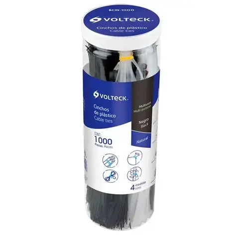CINCHO MIXTO BLANCO Y NEGRO BOTE
