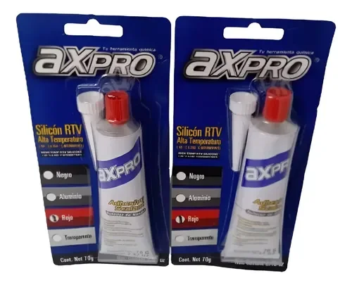 (ROJO) AXPRO SELLADOR DE SILICON 70GR