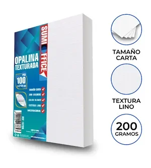 Impresion Opalina Carta Texturada