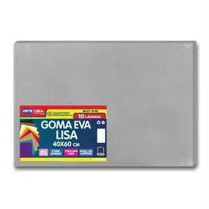 Goma Eva Pliego Liso Gris
