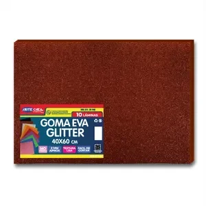 Goma Eva Pliego Glitter Cafe