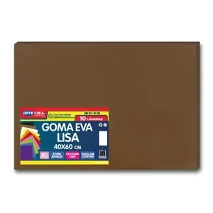 Goma Eva Pliego Liso Cafe