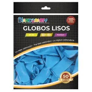 Globos Lisos Celeste