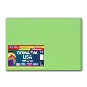 Goma Eva Pliego Liso Verde Claro