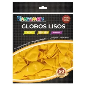 Globos Lisos Amarillo