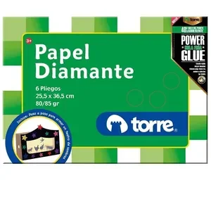 Hoja Papel Diamante Torre