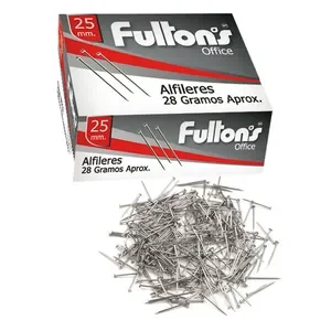 Alfiler Metalico 25mm Fultons