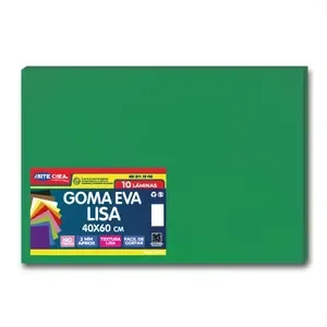 Goma Eva Pliego Liso Verde Oscuro
