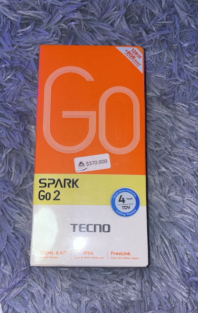 4894947089558 - CELULAR SPARK GO2 - 12GB + 88RAM