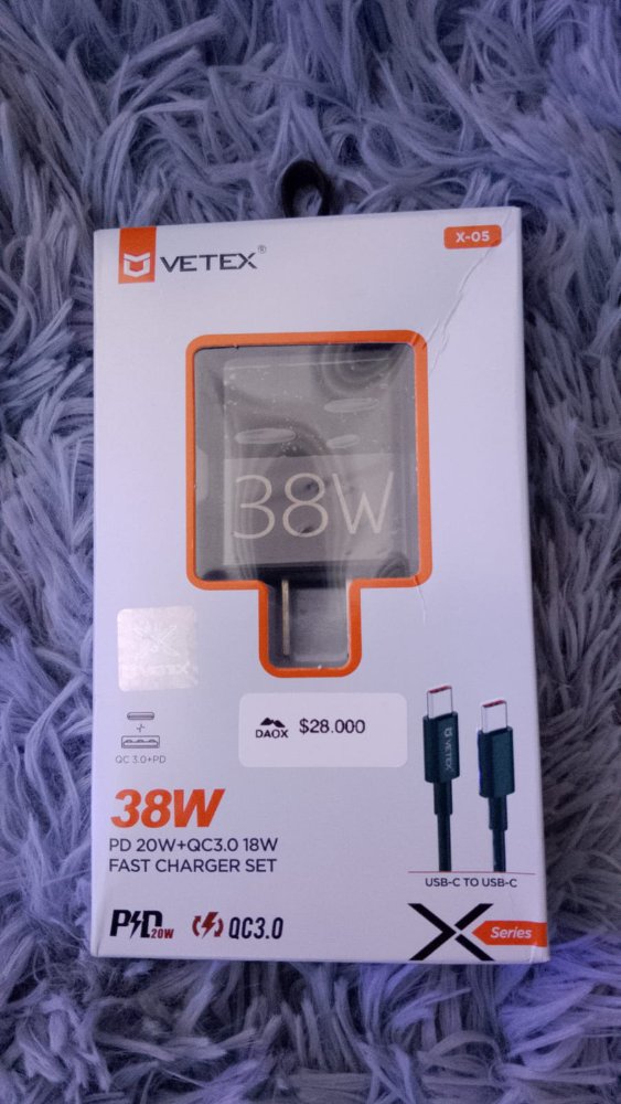00050 - CARGADOR VETEX X05 TC - TC 38W