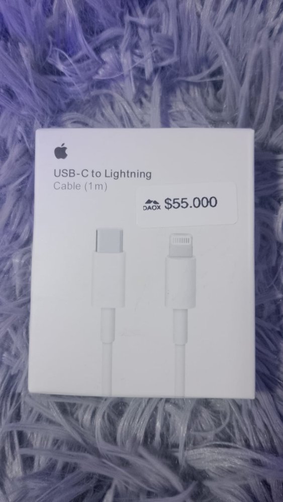 19423 - CABLE ORIGINAL IPHONE TIPO C 1M A LIGHTNING