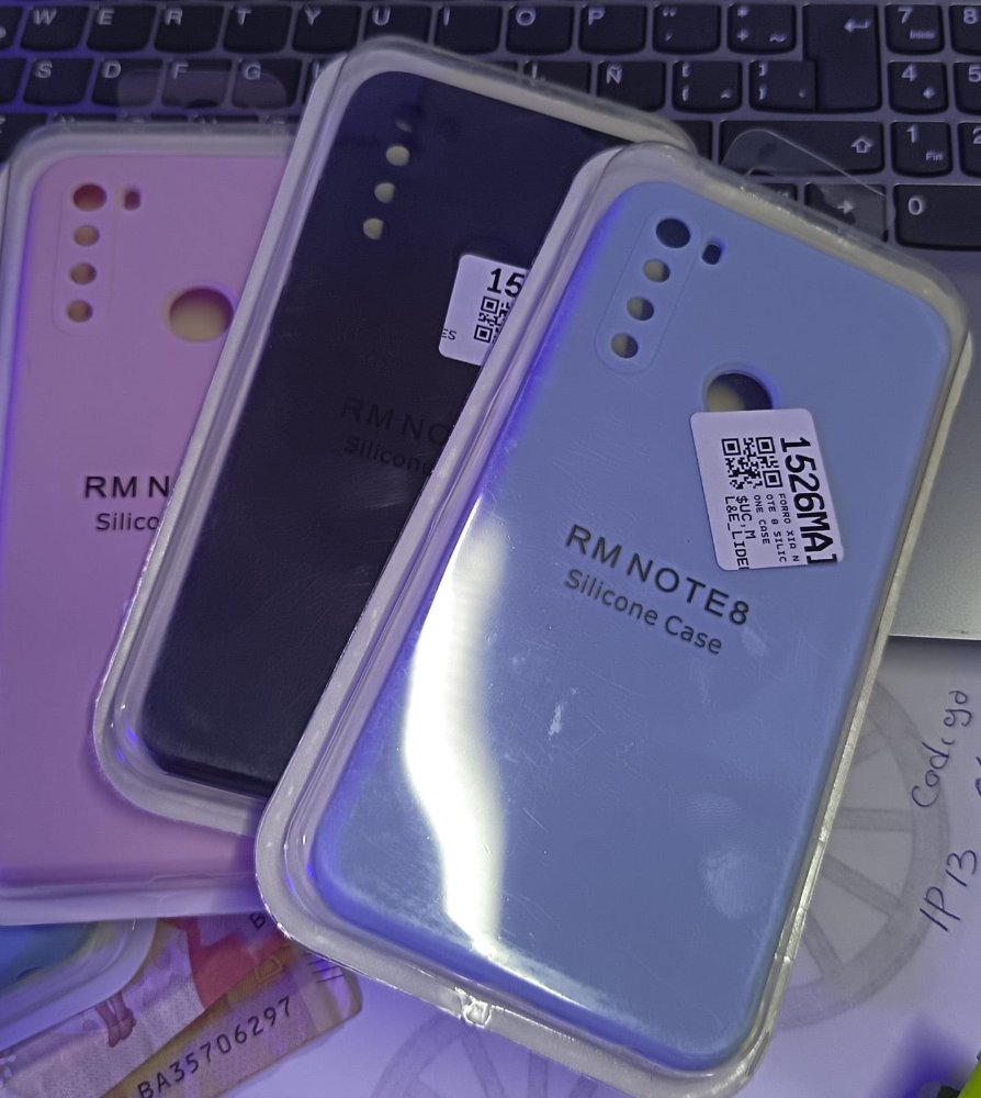 016099 - ESTUCHE REDMI NOTE  8 SILICONE