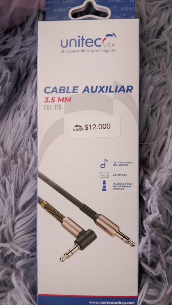 00534 - CABLE AUXILIAR STEREO X53L