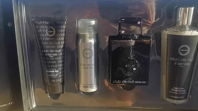 Club De Nuit Intense Man 3.4 1.7 Perfume Body Spr 3.4 SG 250 ML Shampoo -4PCHB - Armaf