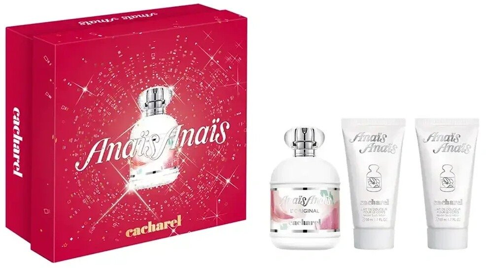 SET CACHAREL ANAIS ANAIS L ORIGINAL WOMEN ( 3 PC )3.4 OZ EDT
